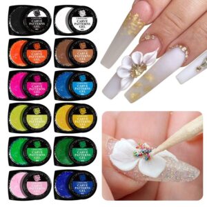 4D Sculpted Relief Gel — UV Carving Nail Art Gel 15 ml, G114