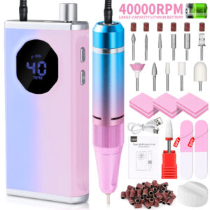 Professional High-Power Portable Electric Nail Drill Set for Gel Removal MJDTZ-M40