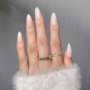 Ombre Gradient Almond Press-On Nails Y-58