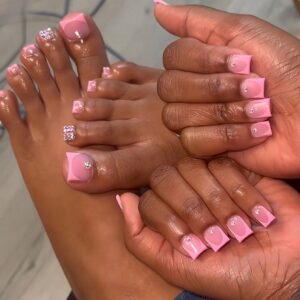 Crystal Bling Hand Toe Set XXS251