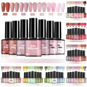 7-Color Gel Polish Set – Fall & Winter Trendy Shades for Salon Manicures | ZH679