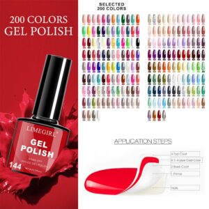 200-Color Barbie Complete Nail Kit - Gel Polish, FDA Compliant
