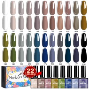 22-Color Barbie Complete Nail Kit - Gel Polish