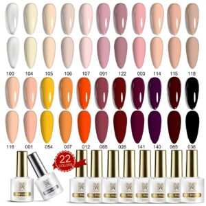 24-Piece Complete Nail Kit - Gel Polish, 8ml