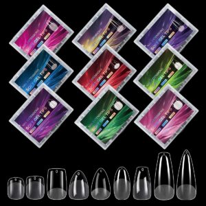 240-Piece Clear Nail Tips