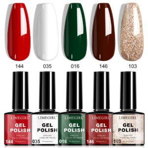 5-Color Barbie Complete Nail Kit - Gel Polish