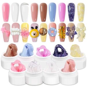 Carve-Ready Complete Nail Kit - Carving Gel, Extension Gel, Nail Glue