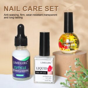 Professional Complete Nail Kit - Cuticle Oil, Builder Gel