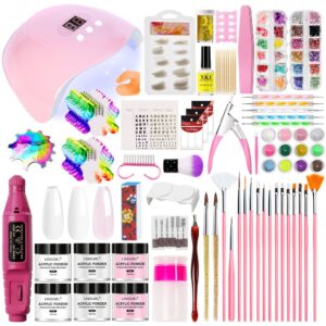 Professional Complete Nail Kit - with Drill, Acrylic Powder