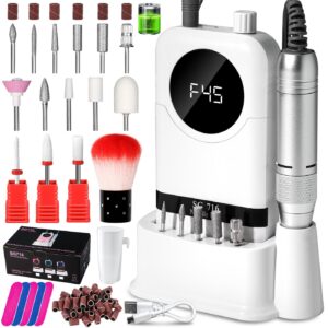 Professional Complete Nail Kit - with Drill, Rechargeable