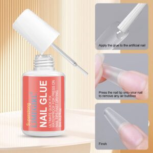 Professional Nail Glue - Eco-Friendly, CPSR Compliant, Export Grade, 8ml
