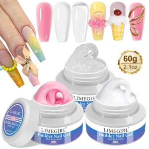 Solid Cream Complete Nail Kit - Carving Gel, Extension Gel, Nail Tips