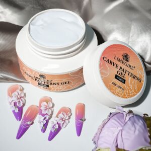 White Sculpted 3D Carving Gel